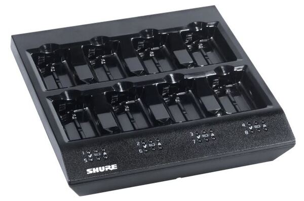 SBC800-US 8-BAY SHURE BATTERY CHARGER (BATTERIES ONLY)